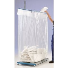 Großvolumen-Abfallsäcke, LDPE, 240 l, LxBxH 650 x 550 x 1350 mm, transparent, VE 100 Stk.