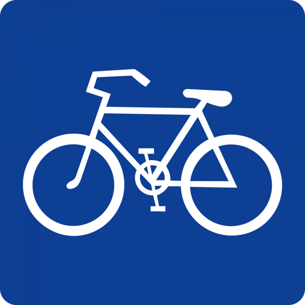 §53/27 Radweg ohne Benützungspflicht, "Formline" Scotchlite Folie Typ1 | Formline