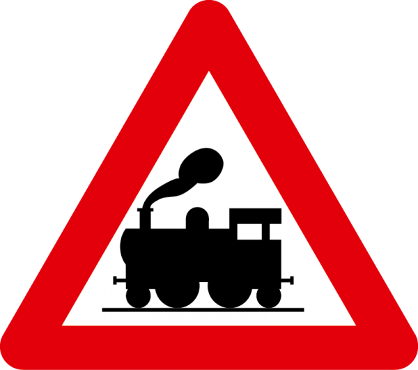 §50/6b Bahnübergang ohne Schranken Formline Signalfolie Typ2 | Formline