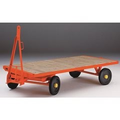 Schlepperanhänger, 2-Rad-Drehschemel-Lenkung, Tragfähigkeit 3 t, Ladefläche 2,0 x 1,0 m, Vollgummire