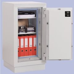 Feuergeschützter Wertschutzschrank, VdS Klasse N/0, S 60 P, HxBxT 482 x 589 x 471 mm.