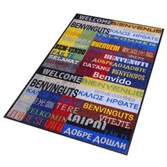 Design-Schmutzfangmatte, New-Welcome-Design, LxB 1200 x 900 mm.