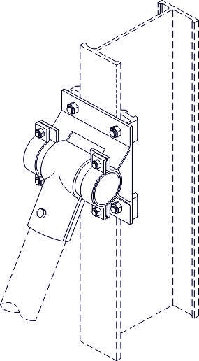 Abstützungssystem für Großtafel