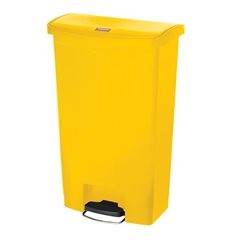 Treteimer SLIM JIM®, aus Polyethylen, 68 l, beige.