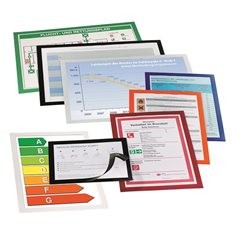 DURAFRAME® Info-Rahmen, selbstklebend, magnetisch, für DIN A4, Rahmen orange, VE 10 Stk.