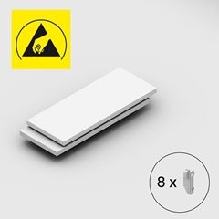 Fachboden, extra, für ESD-Steckregal, VE 2 Stk, Fachbodenbreite 1000 mm, Fachbod