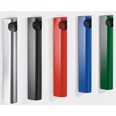 Wandascher, Stahl, 3,5 l, HxBxT 550 x 110 x 74 mm, feuerrot.
