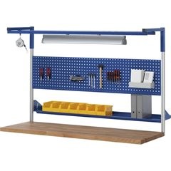 Unterbau-Schubladencontainer, BxT 580 x 650 mm, für Tisch-Serie 600, Schubladenhöhe 1 x 60, 1 x 120,
