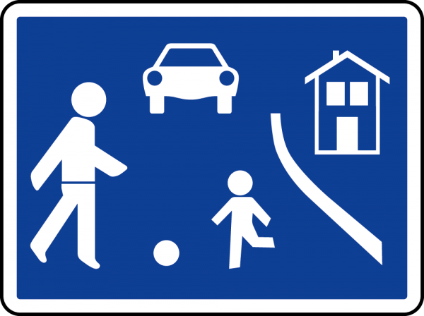 §53/9c Wohnstraße URP I Scotchlite Typ1 | Umrandungsprofil I