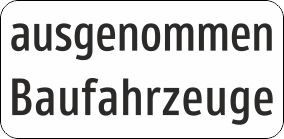 §54/5 ausgenommen Baufahrzeuge