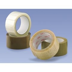 PP-Packband, Standard, VE 24 Rollen, transparent. Bandbreite 75 mm.