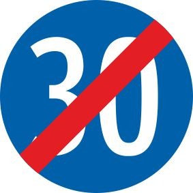 §52/19a Ende der vorgeschriebenen Mindestgeschwindigkeit | Alform Verkehrszeichen