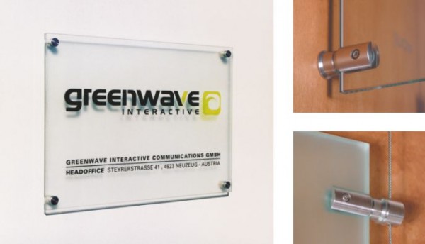 GlasFOR  Türschild 420/297 DIN A3 quer