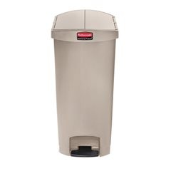 Tretabfallsammler SLIM JIM®, Volumen 68 l, BxHxT 373 x 781 x 562 mm, beige.