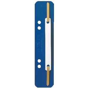 Heftstreifen, PP, kurz, 35x158mm, blau