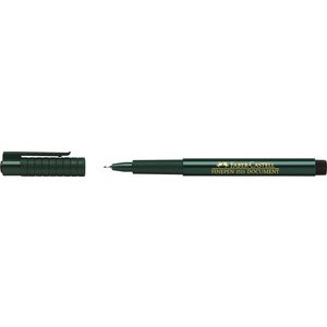 Fineliner Finepen 1511, Kappe, 0,4mm, Schreibf.: schwarz