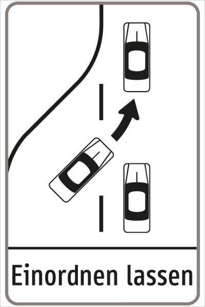 §53/23c Fahrstreifenverminderung