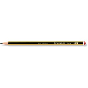 Bleistift Noris®, sechseckig, H, Schaft: schwarz/gelb