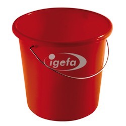 Plastikeimer rund 5l rot (10)