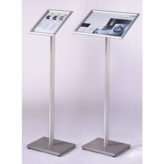 Infoständer, Querformathöhe 1060 mm / Hochformathöhe 1080 mm, für Format DIN A4.