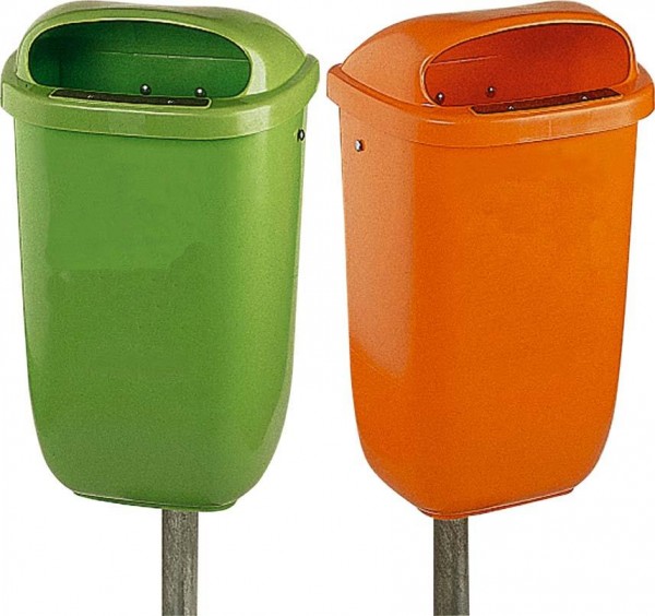 Papierkorb 50 l Kunststoff grün