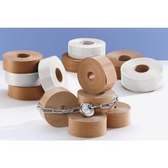 Nassklebeband mit Faden-Gitter-Geflecht, Security Tape, VE 6 Rollen, braun, Bandbreite 70 mm.