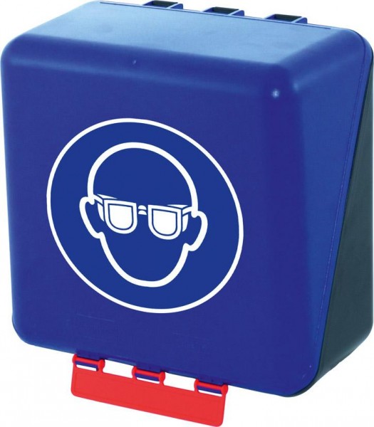 Aufb.Box SECU Midi Standard, f. Augenschutz, blau