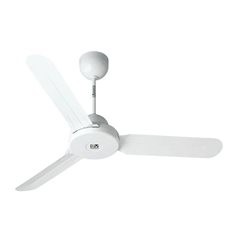 Deckenventilator DESIGN 1S, Rotorblatt-Ø 1420 mm, Lack weiß.
