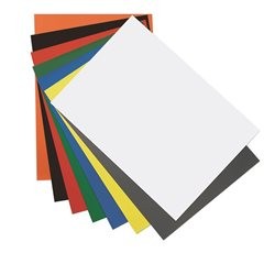 Magnetpapier, DIN A4, VE 2 Stk, grau.