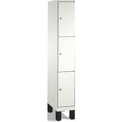 EVOLO Fächerschrank, mit Füßen, 1 Abteil, 3 Fächer, Abteilbreite 300 mm, verkehr