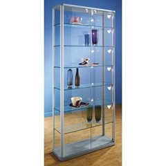 Design-Vitrine, Ausführung Sammlervitrine, HxBxT 1800 x 820 x 250 mm, ohne Beleuchtung.