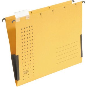 Hängetasche chic, Karton (RC), seitlich Frösche, A4, gelb
