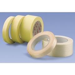 Kreppband, für Handabroller, VE 48 Rollen, braun, Bandbreite 19 mm.