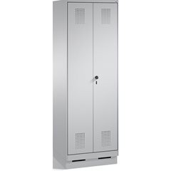 EVOLO Wäsche- / Garderobenschrank, 4 Fachböden, Kleiderstange, Abteile 2 x 300 m