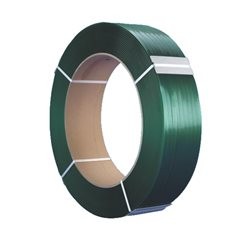 Umreifungsband PET, für Bandabroller, Kern-Ø 406 mm, für hohe Anforderungen, Bandbreite 16 mm.