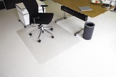 Bodenschutzmatte, PET, für Teppichböden, rechteckig, BxT 1200 x 900 mm.