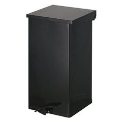 Tretabfallsammler, Volumen 110 l, BxHxT 390 x 800 x 390 mm, schwarz.