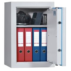Feuergeschützter Sicherheitsschrank PRO, VDMA A, S1, LFS 30 P, HxBxT 670 x 490 x 455 mm.