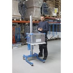 Minilift, Tragfähigkeit 65 kg, Stahl, Höhe 2182 mm.
