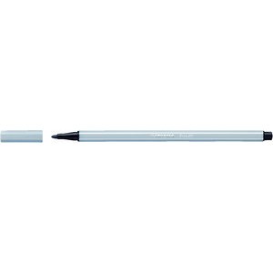 Faserschreiber Pen 68, M, 1 mm, Schreibf.: hellgrau
