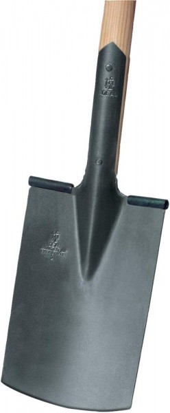 Bauspaten mit Tritt Gr. 2 Eschen T-Stiel Ideal