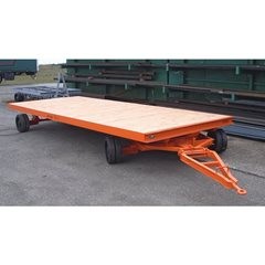 Schwerlastanhänger, 10 t, Drehschemel-Lenkung, Ladefläche 4,0 x 2,0 m.
