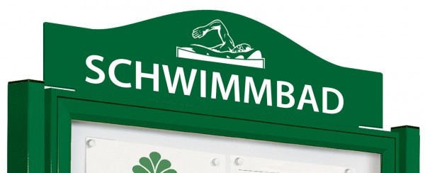 Beschriftungstafel "DOM" für Schaukasten TRADITION & KLASSIK