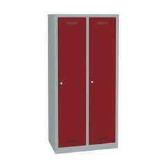 MonoBloc™ Garderobenschrank, Abteilbreite 348 mm, einstöckig, 2 Abteile, Gesamtb
