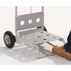 Pedal-Müllsackständer aus Stahl, mobil, handfreie Bedienung, für Volumen 120 l.