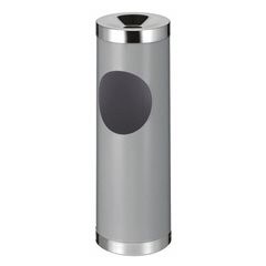 Kombiascher, ohne Inneneimer, Volumen 50 l, HxØ 720 x 240 mm, grau.