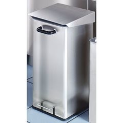 Treteimer, Edelstahl, für Reinraum Umgebungen, Volumen 40 l.