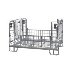 Gitter-Faltbox, LxB 1200 x 800 mm, Nutzhöhe 760 mm, Stapelhöhe 910 mm.