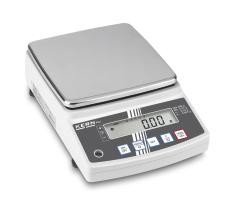 Präzisionswaage, Justierautomatik, eichfähig, Wägebereich bis 3200 g, Ablesbarkeit 0,01 g, Wägeplatt