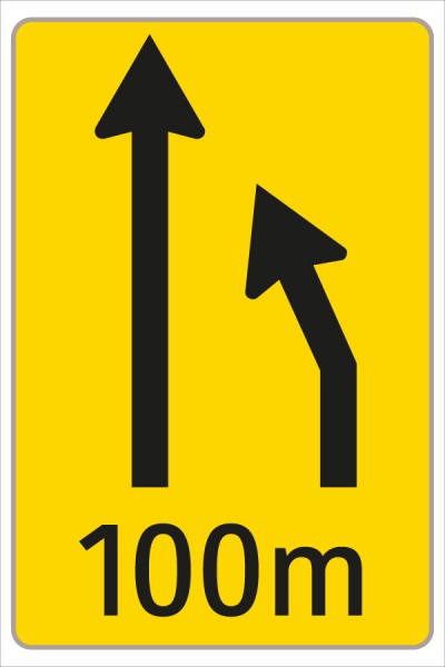 §F2 Fahrstreifenanzeiger gelb - schwarz